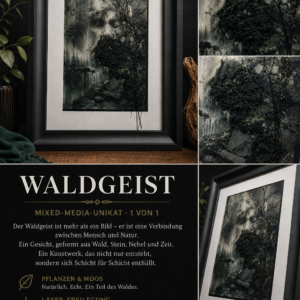 Waldgeist – Mixed-Media-Unikat