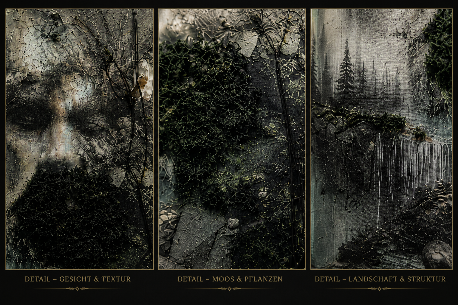 Waldgeist – Mixed-Media-Unikat – Bild 3