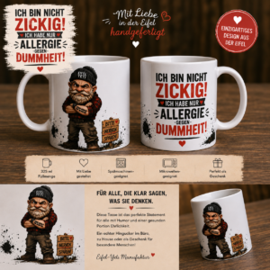 Tasse Ich bin nicht zickig